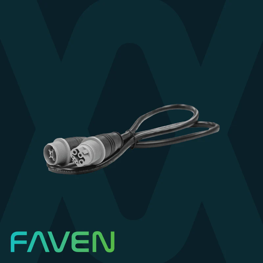 faven under canopy lighting jumper cord extension cord