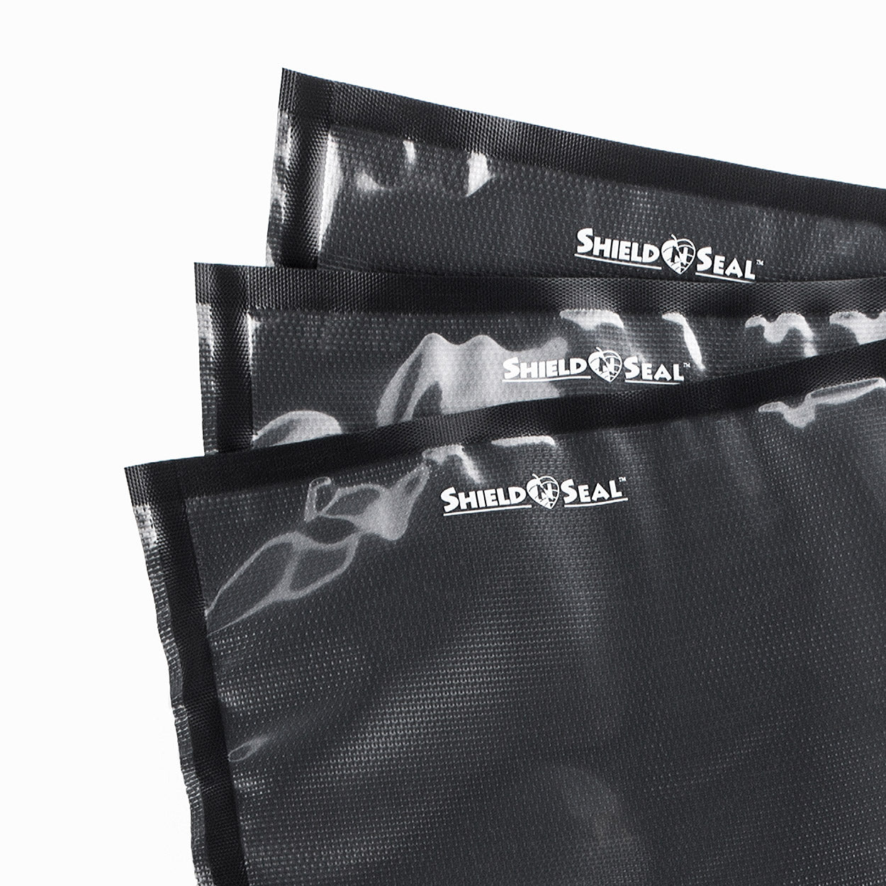 ShieldnSeal 15″ x 20″ Clear and Black Vacuum Seal Bags SNS 500